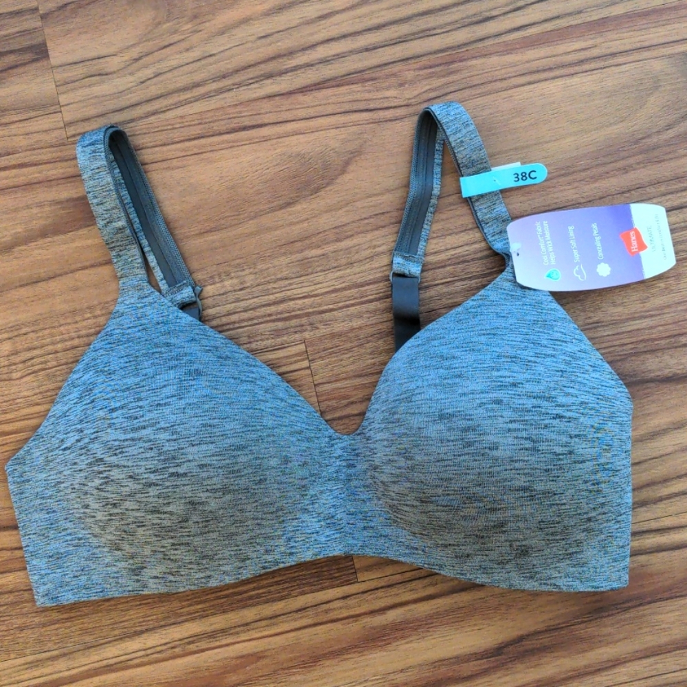 Hanes Ultimate Wireless 38C bra